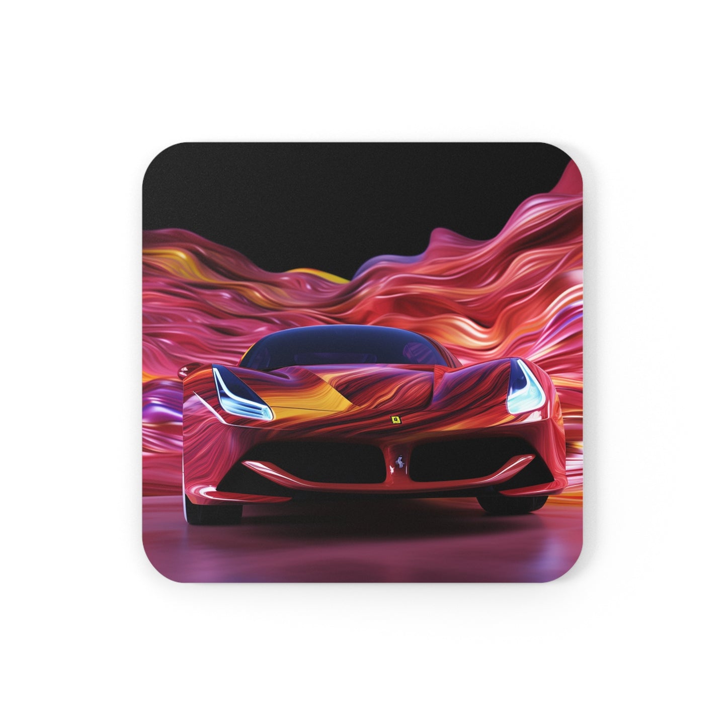 Corkwood Coaster Set Ferrari Water Fusion 3