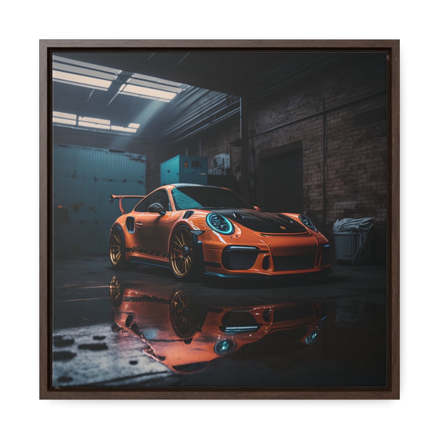 Gallery Canvas Wraps, Square Frame Porsche Color 1