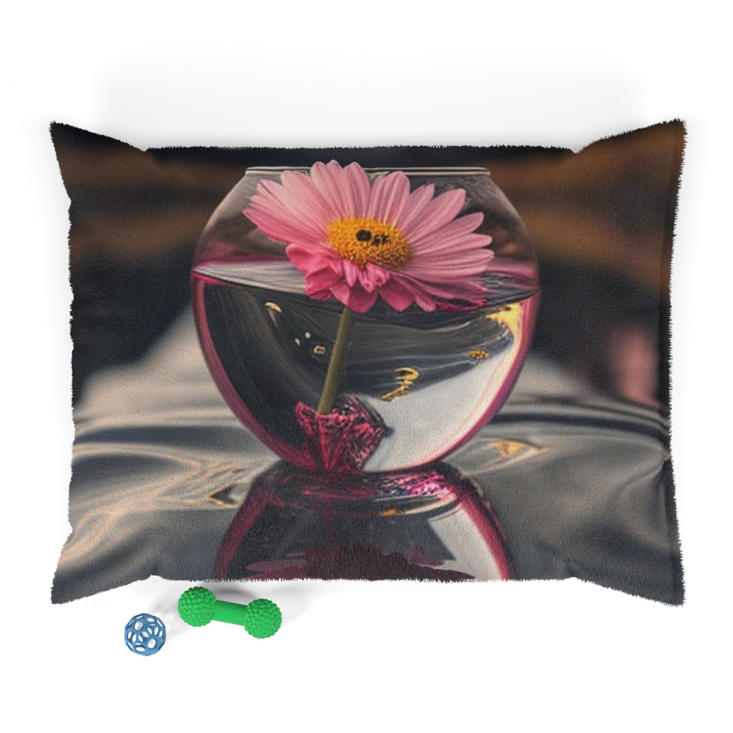 Pet Bed Pink Daisy 1