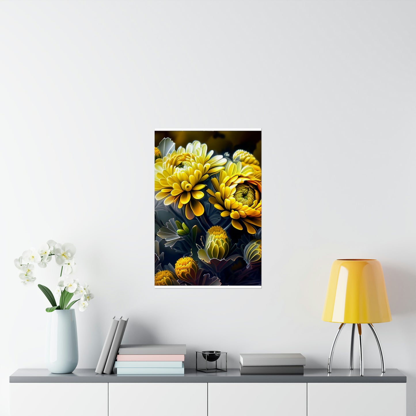 Premium Matte Vertical Posters Yellow Hermosas Flores Amarillas 4