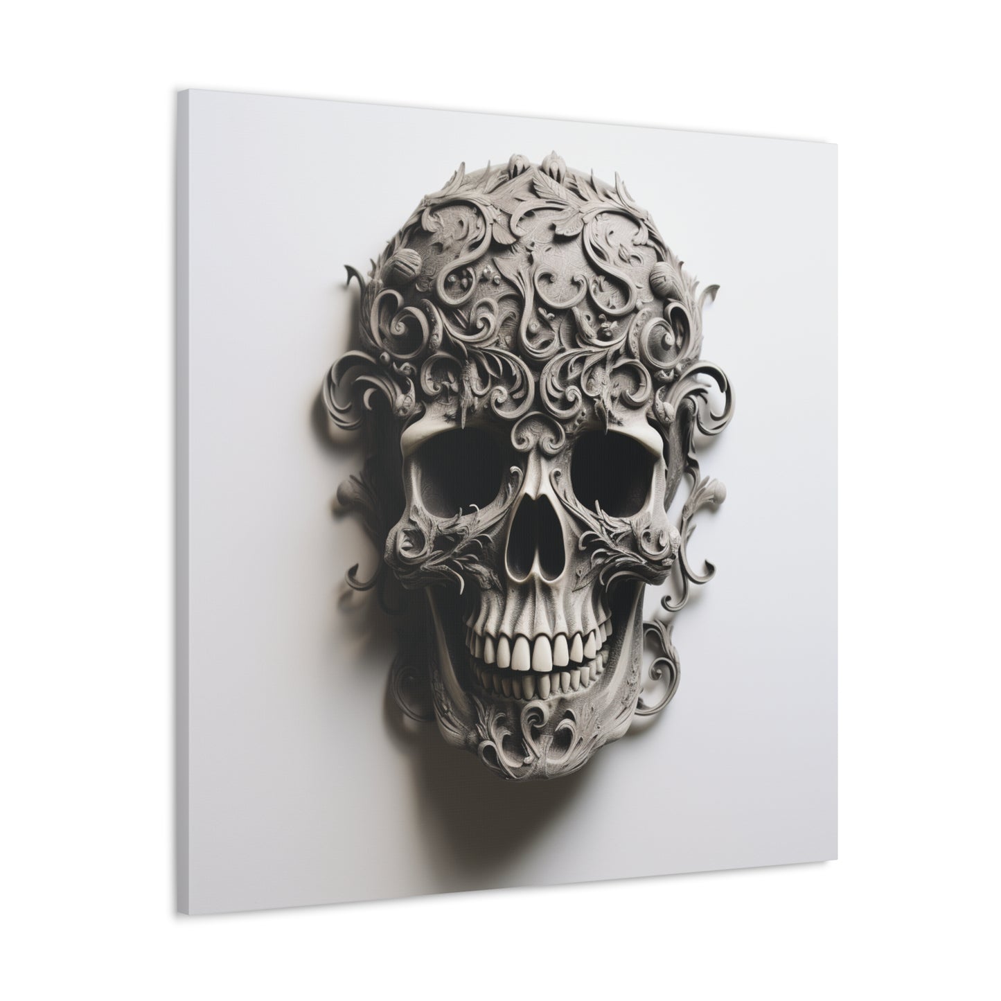 Canvas Gallery Wraps Skull Treble Clef 2