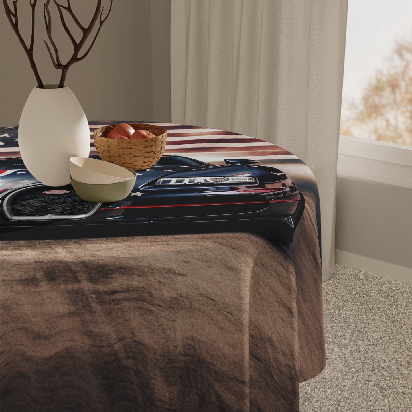 Tablecloth Bugatti American Flag 2