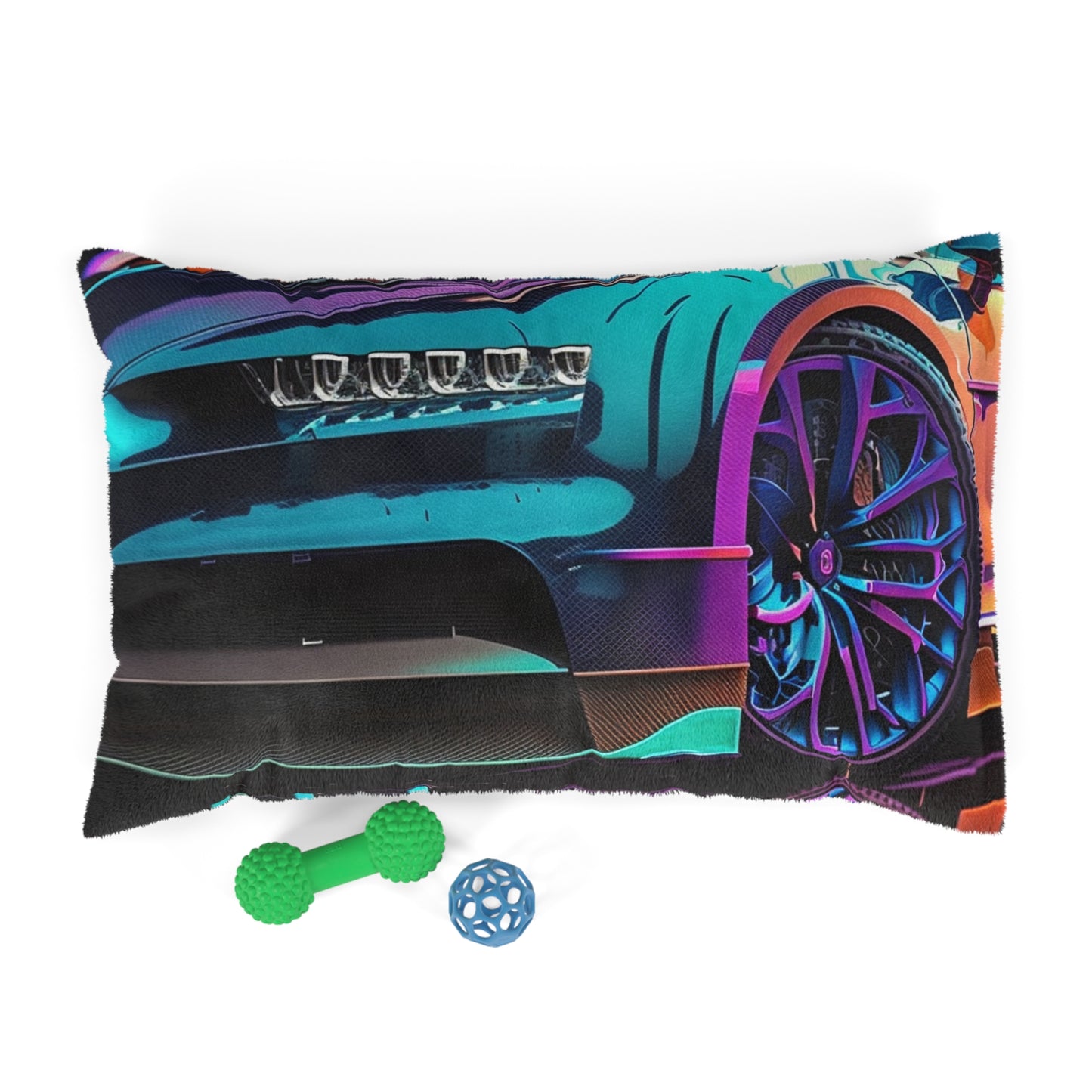 Pet Bed Bugatti Neon Chiron 1