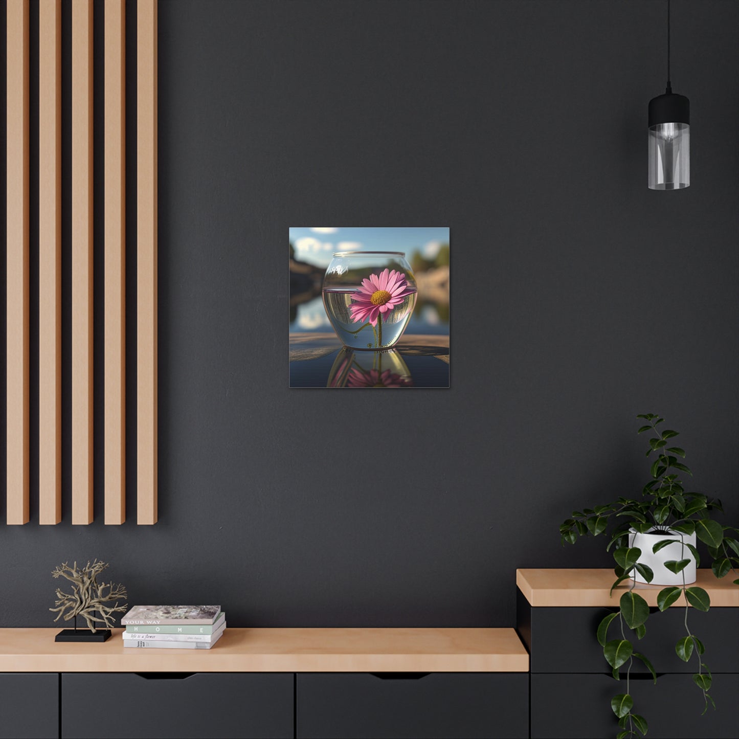 Canvas Gallery Wraps Pink Daisy 3