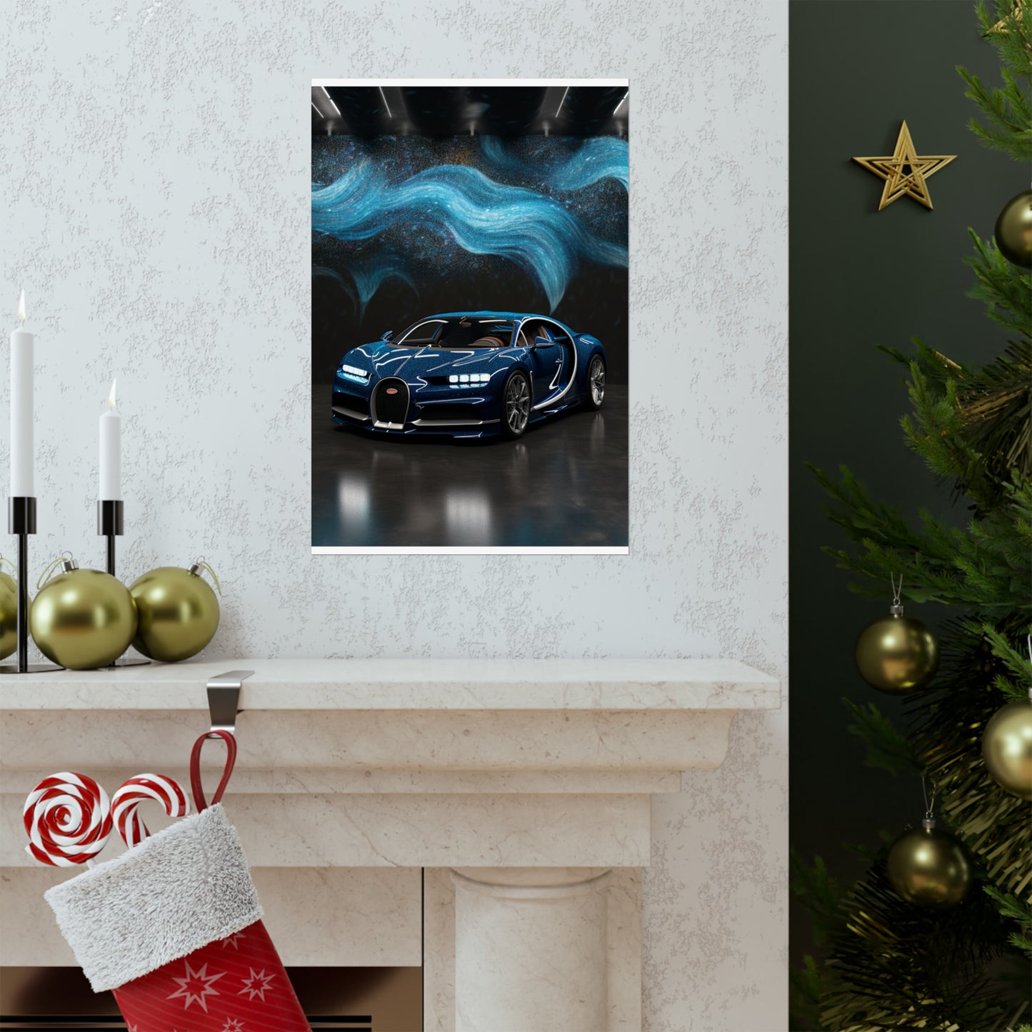 Premium Matte Vertical Posters Hyper Bugatti 3