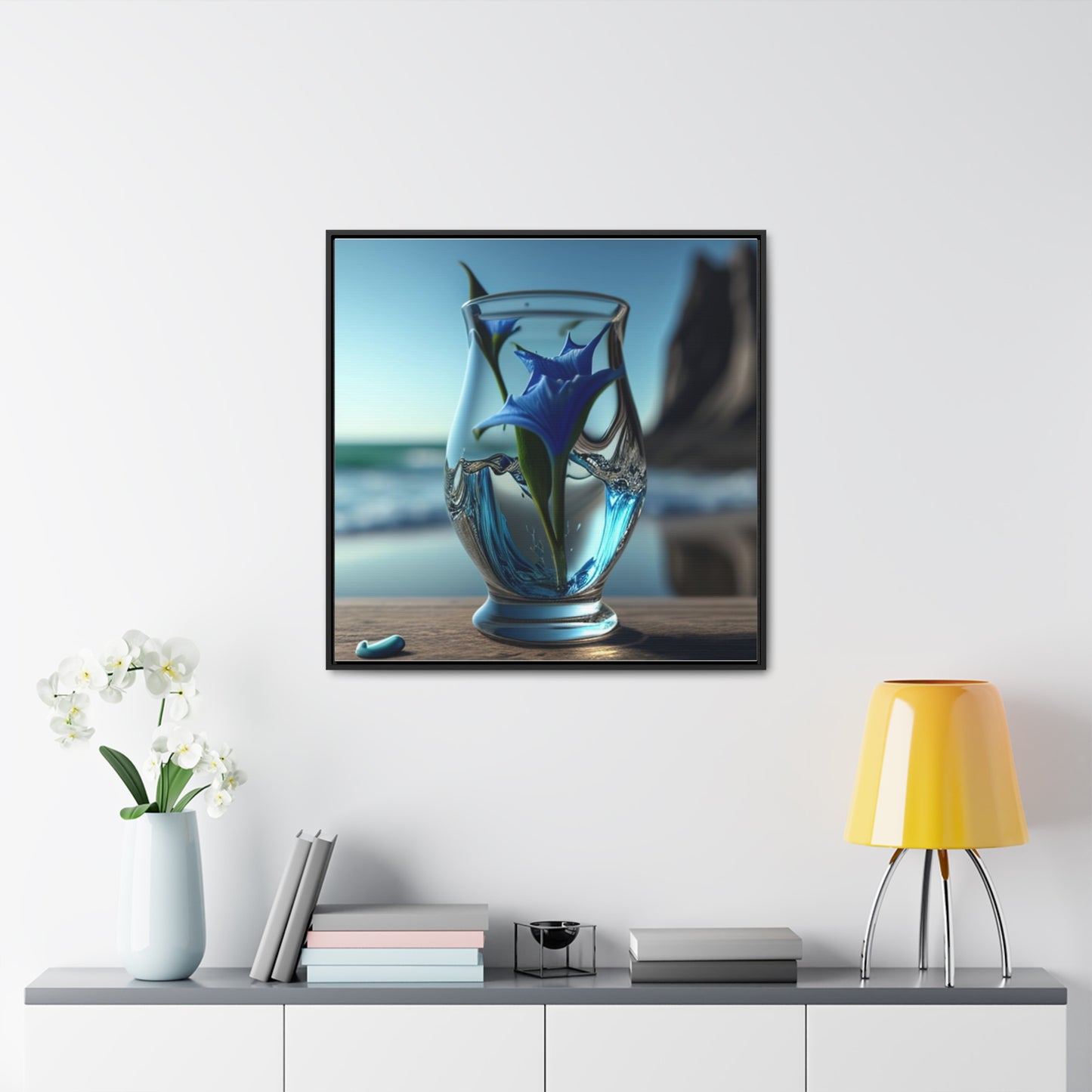 Gallery Canvas Wraps, Square Frame The Bluebell 2