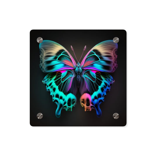 Acrylic Wall Art Panels Neon Butterfly Fusion 2