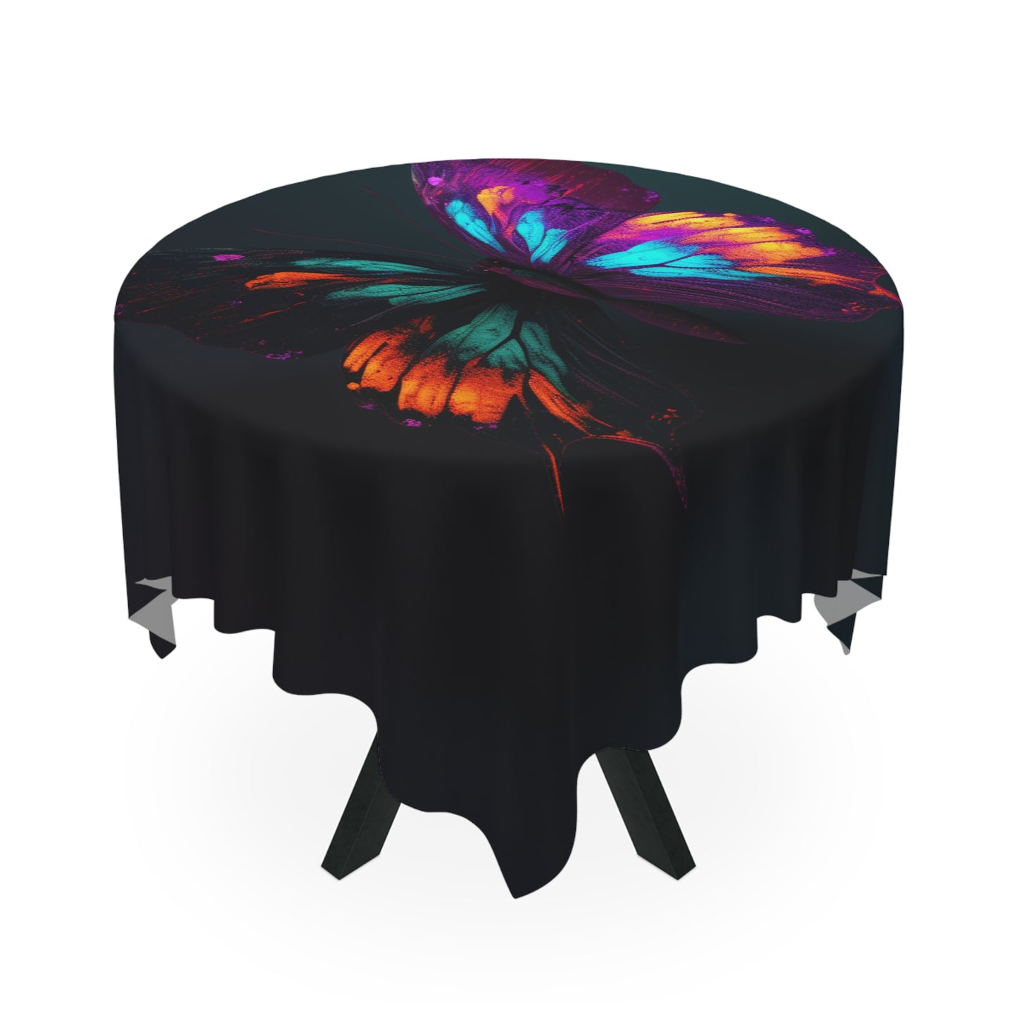 Tablecloth Hyper Colorful Butterfly Purple 2