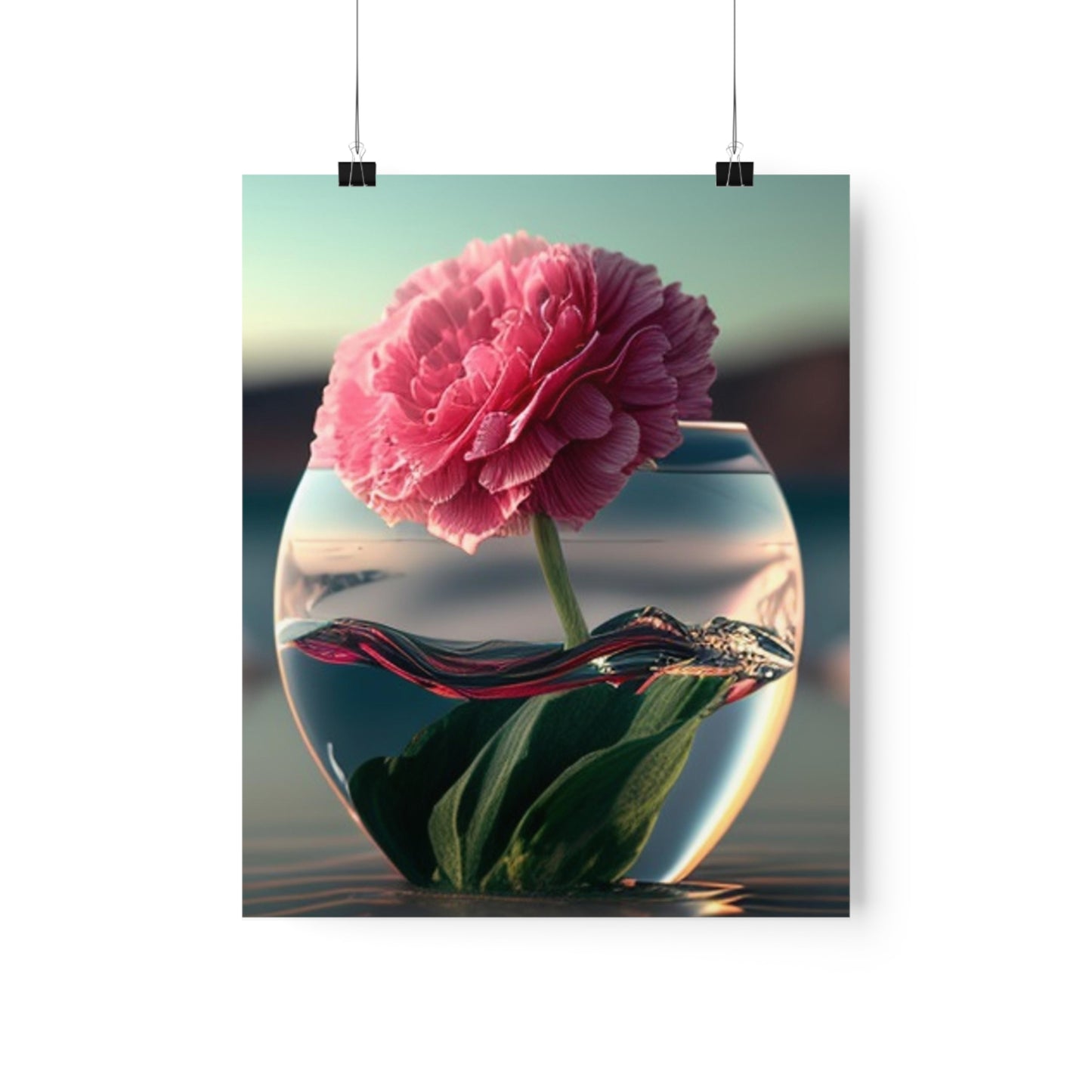 Premium Matte Vertical Posters Carnation 2