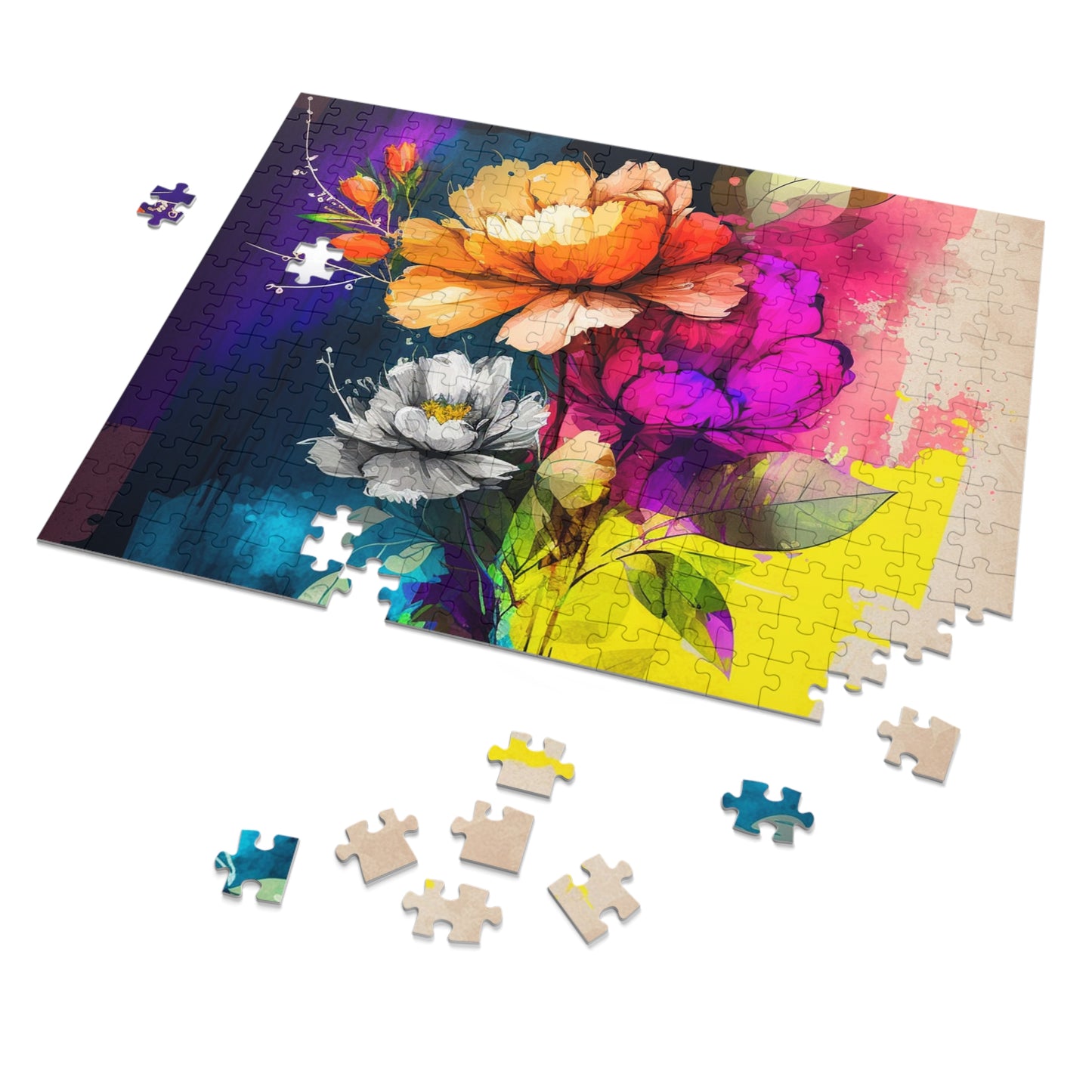 Jigsaw Puzzle (30, 110, 252, 500,1000-Piece) Bright Spring Flowers 4