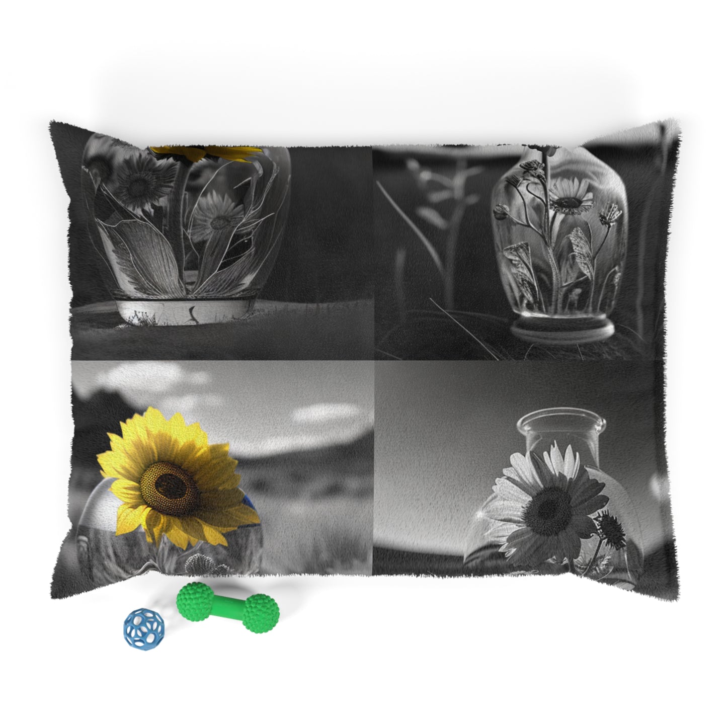 Pet Bed Yellw Sunflower in a vase 5