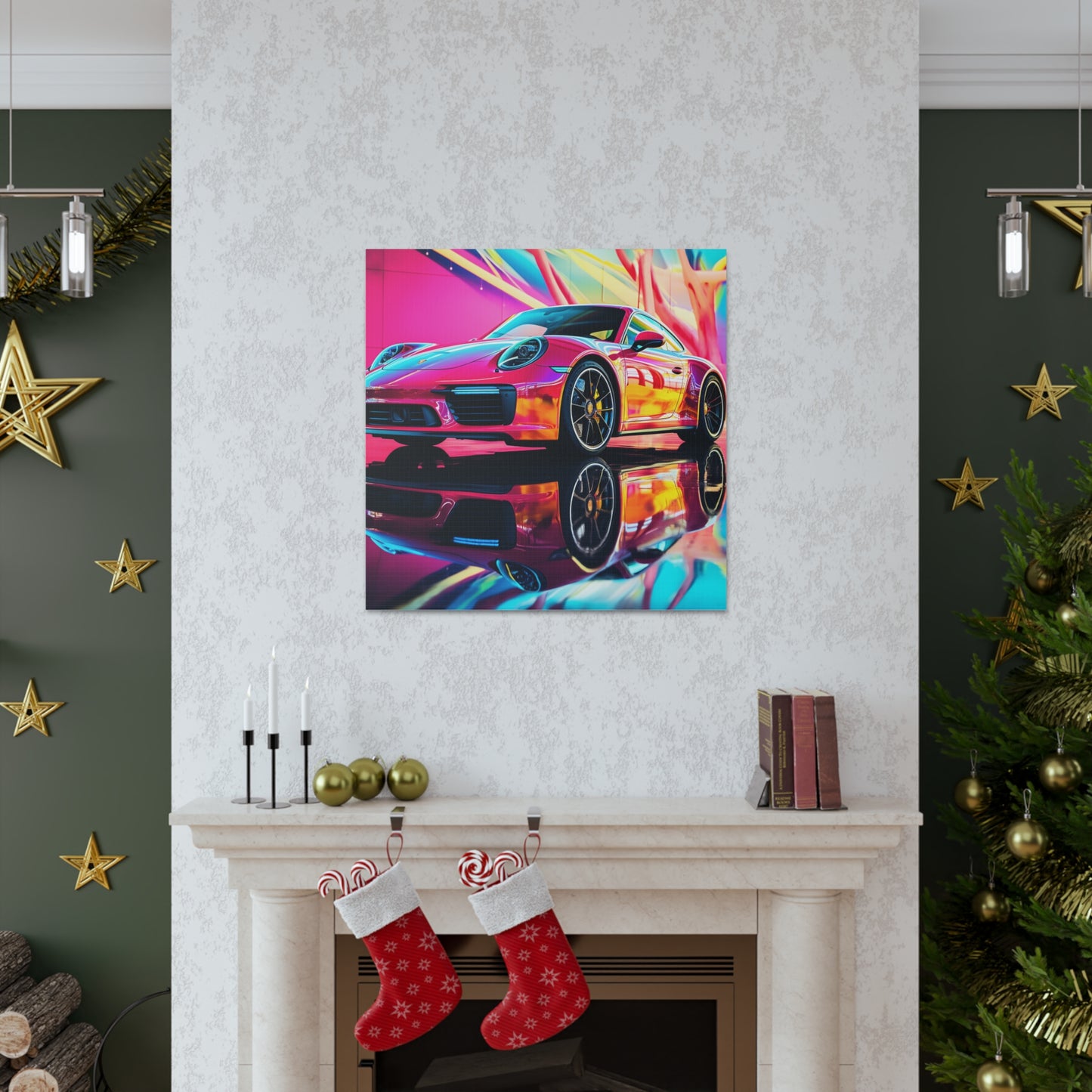 Canvas Gallery Wraps Macro Porsche 4