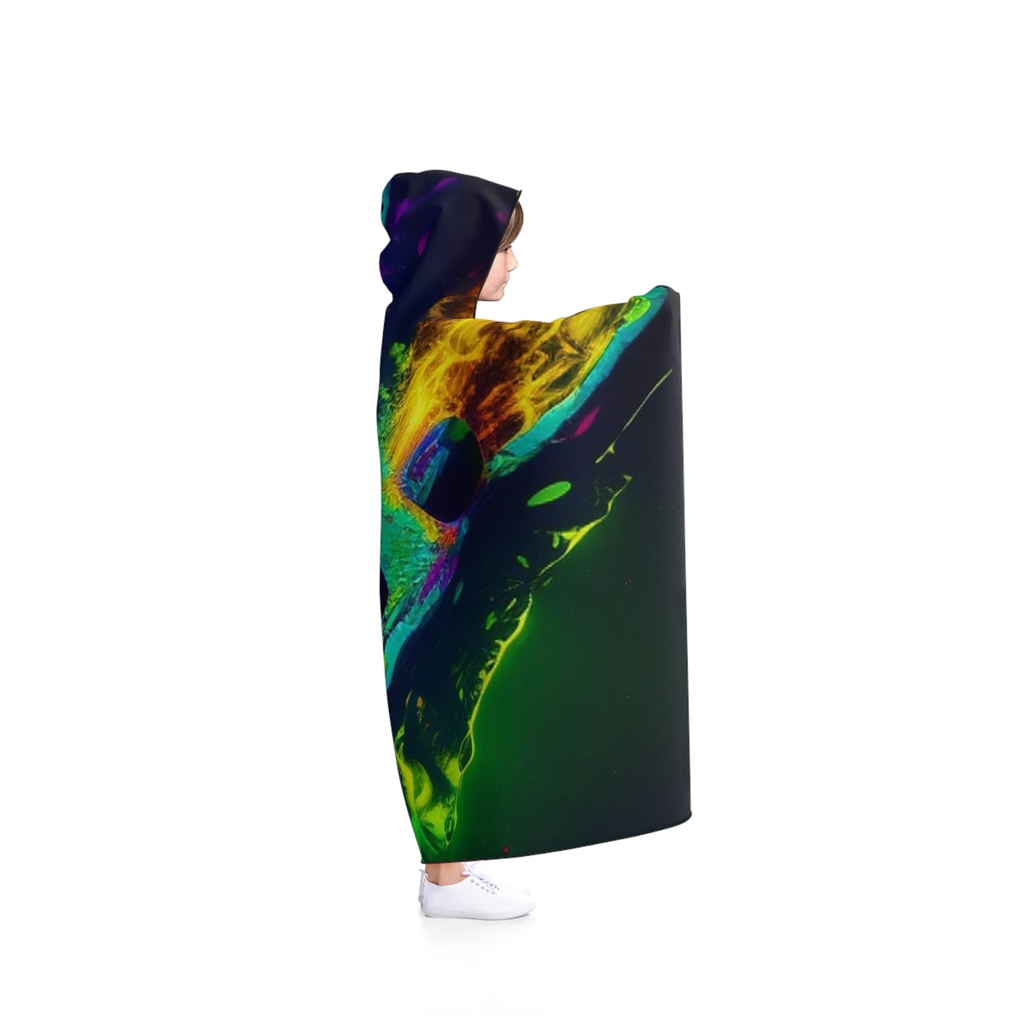 Hooded Blanket Florescent Glow 4