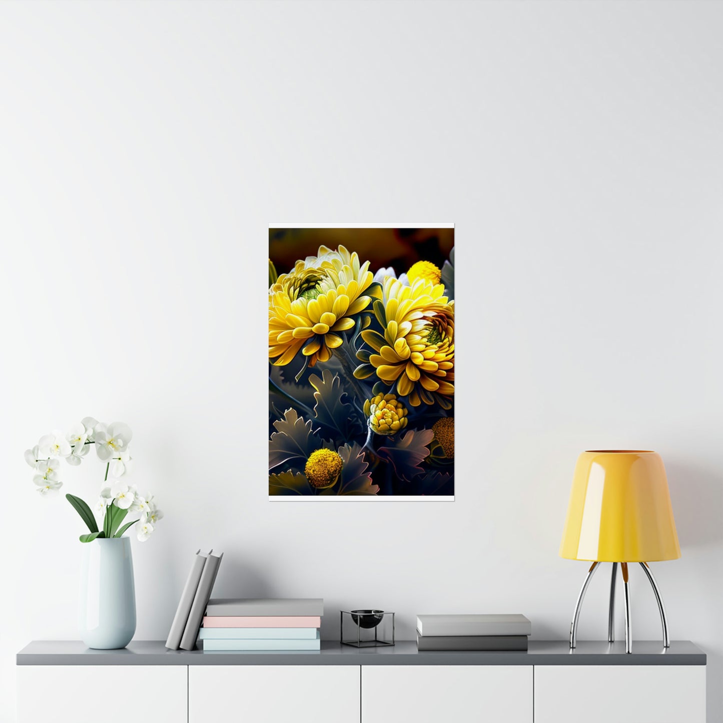 Premium Matte Vertical Posters Yellow Hermosas Flores Amarillas 3