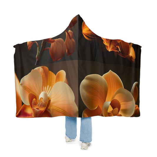 Snuggle Hooded Blanket Orange Orchid 5