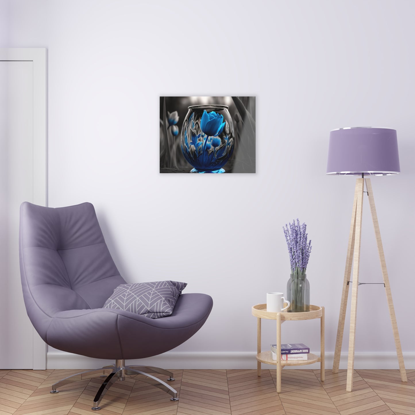 Acrylic Prints Tulip Blue 2