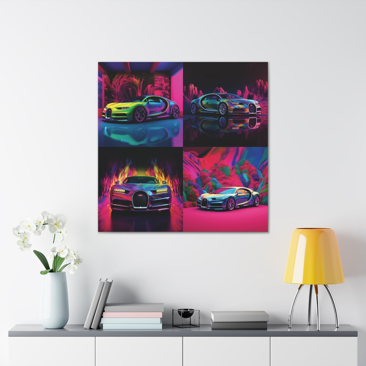 Canvas Gallery Wraps Florescent Bugatti Flair 5