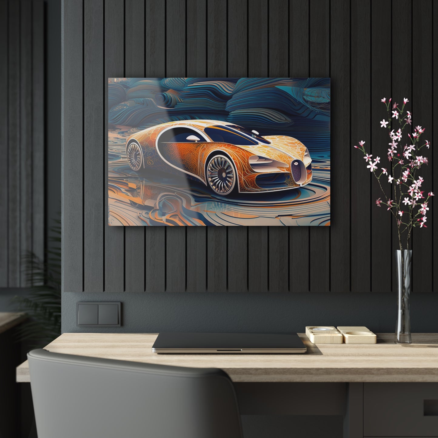 Acrylic Prints Bugatti Abstract Flair 1