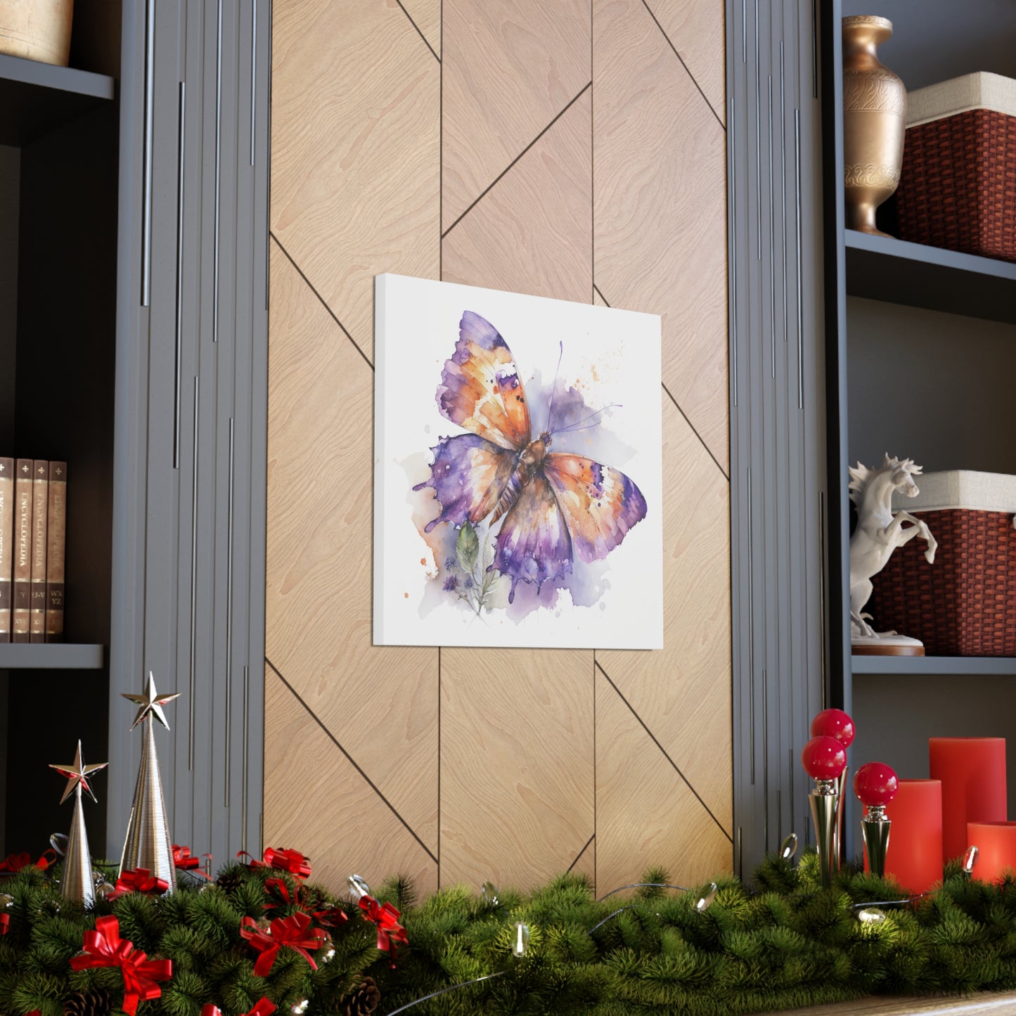 Canvas Gallery Wraps MerlinRose Watercolor Butterfly 1