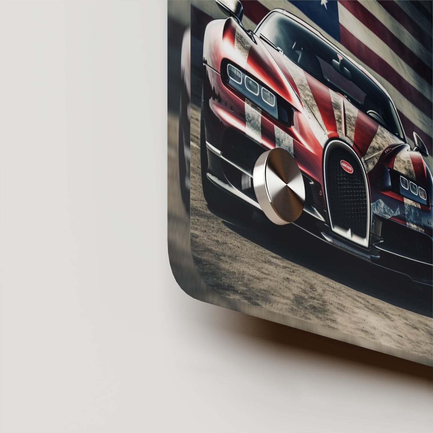 Acrylic Wall Art Panels American Flag Background Bugatti 5