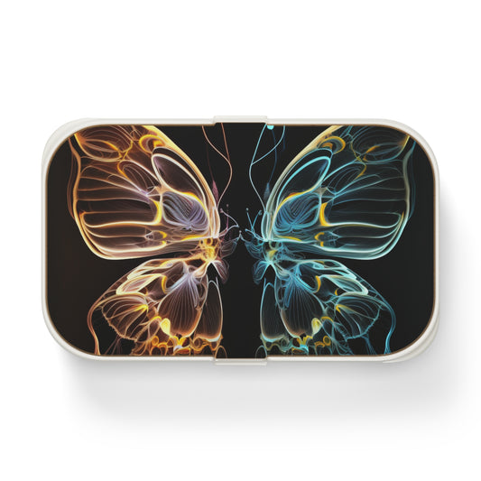 Bento Lunch Box Neon Glo Butterfly 3