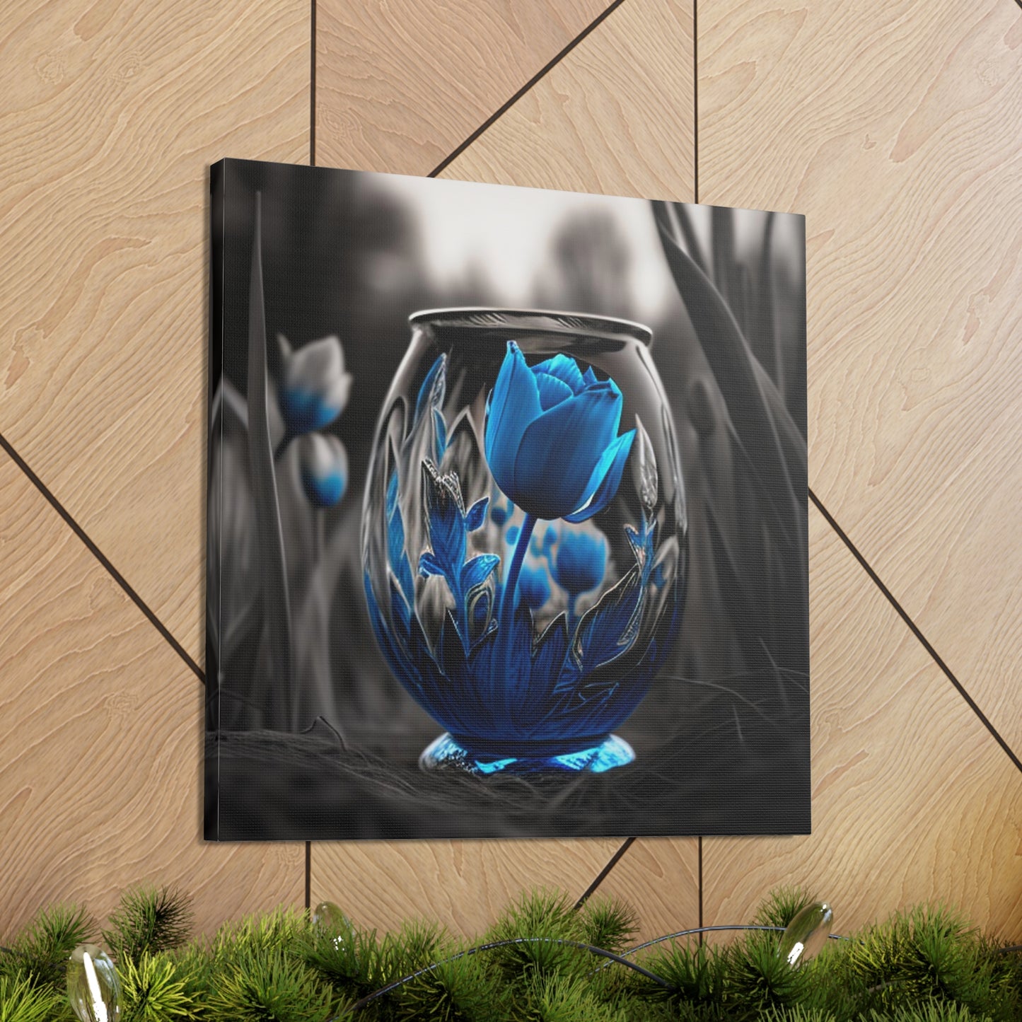 Canvas Gallery Wraps Tulip Blue 2