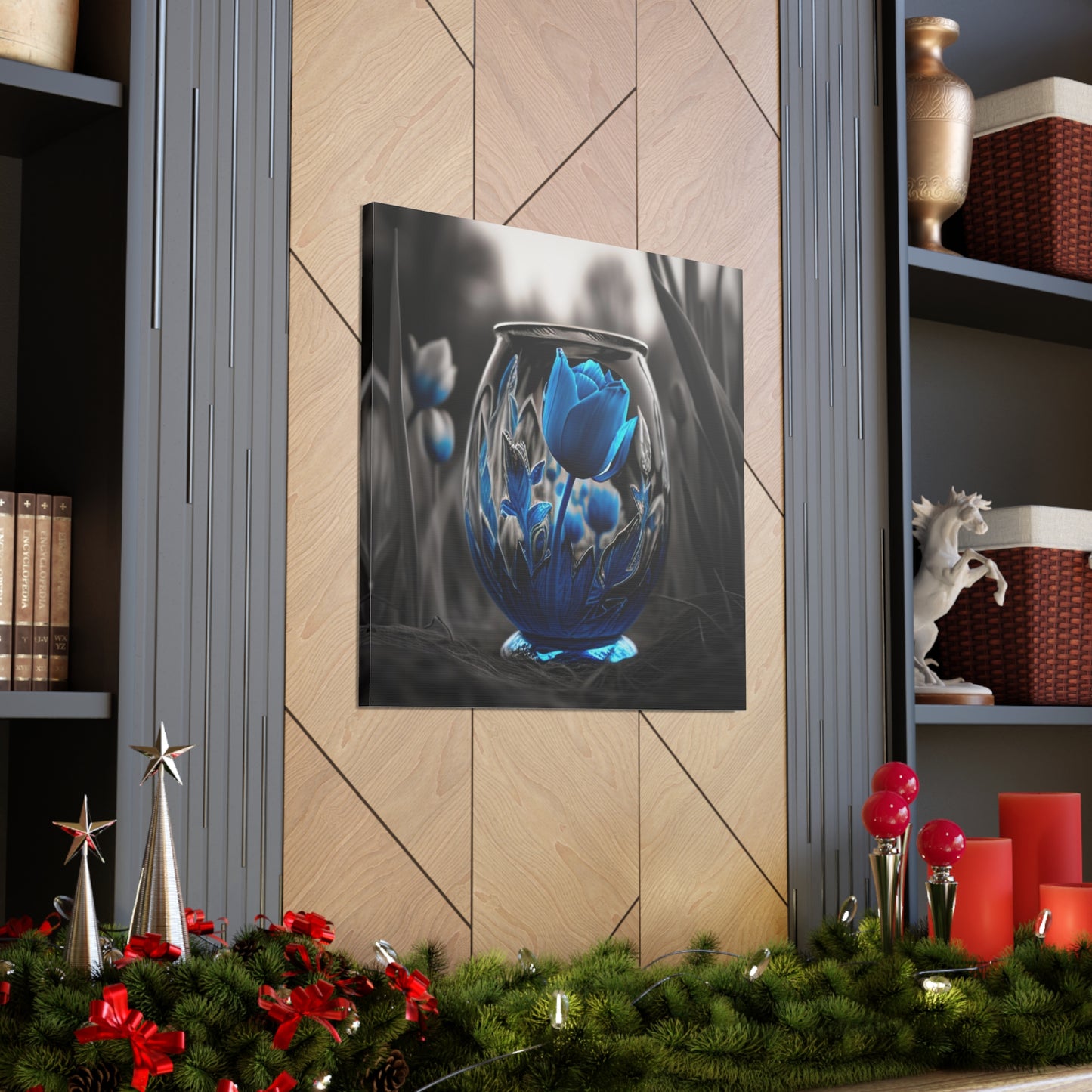Canvas Gallery Wraps Tulip Blue 2