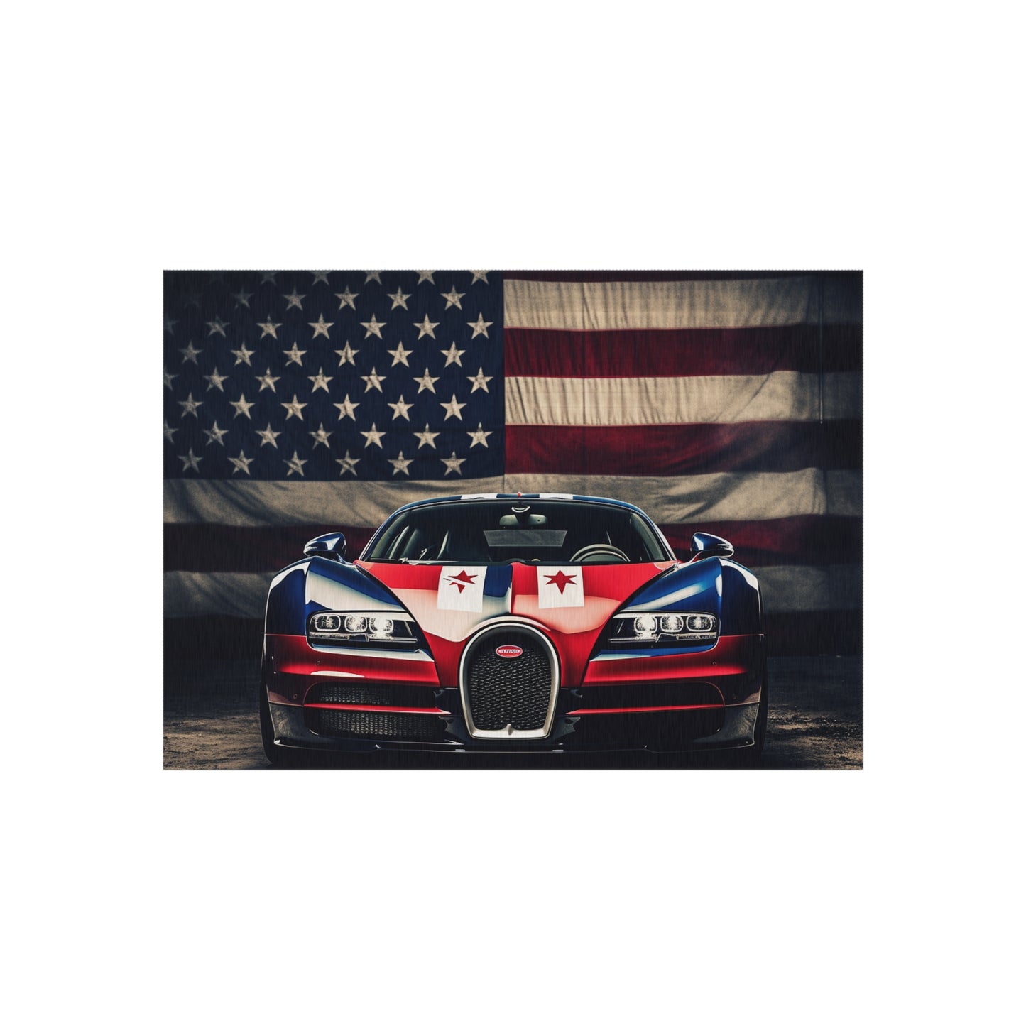 Outdoor Rug  Bugatti American Flag 3