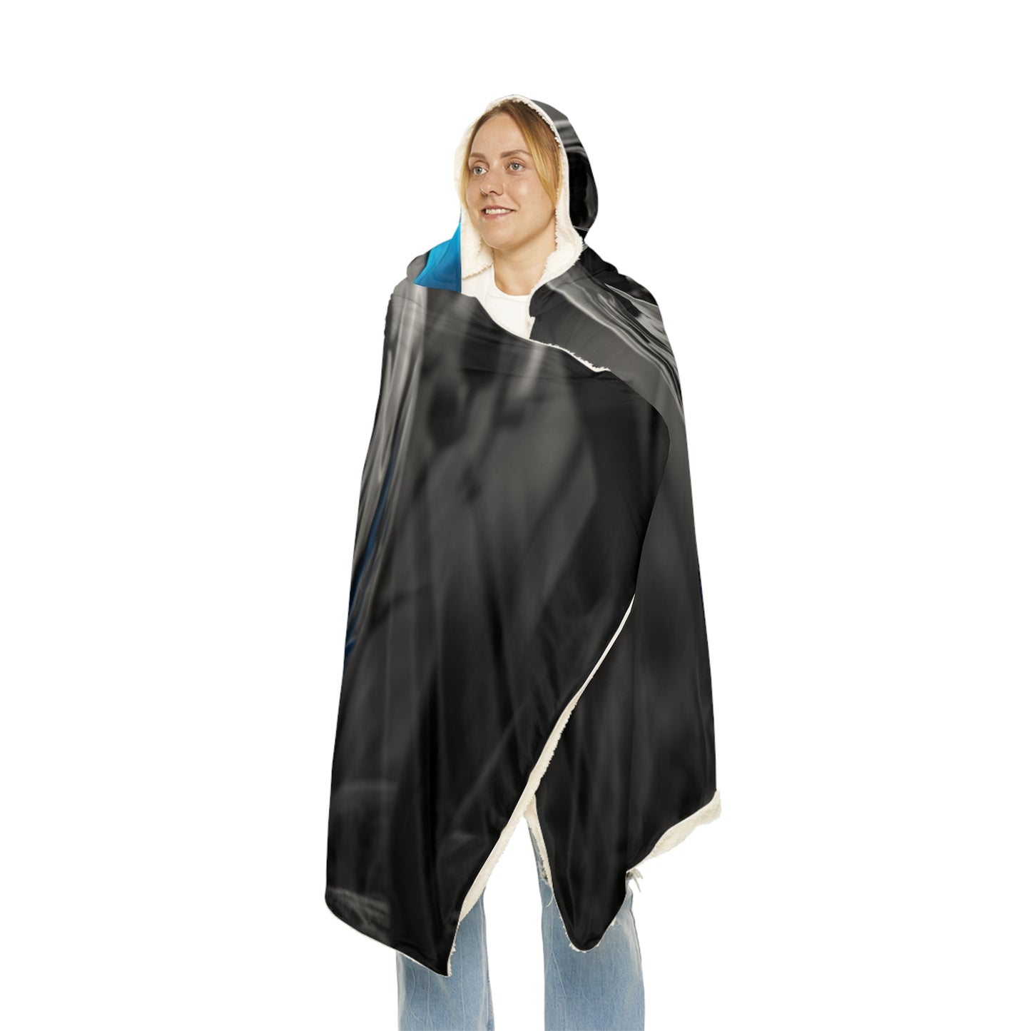 Snuggle Hooded Blanket Tulip Blue 6