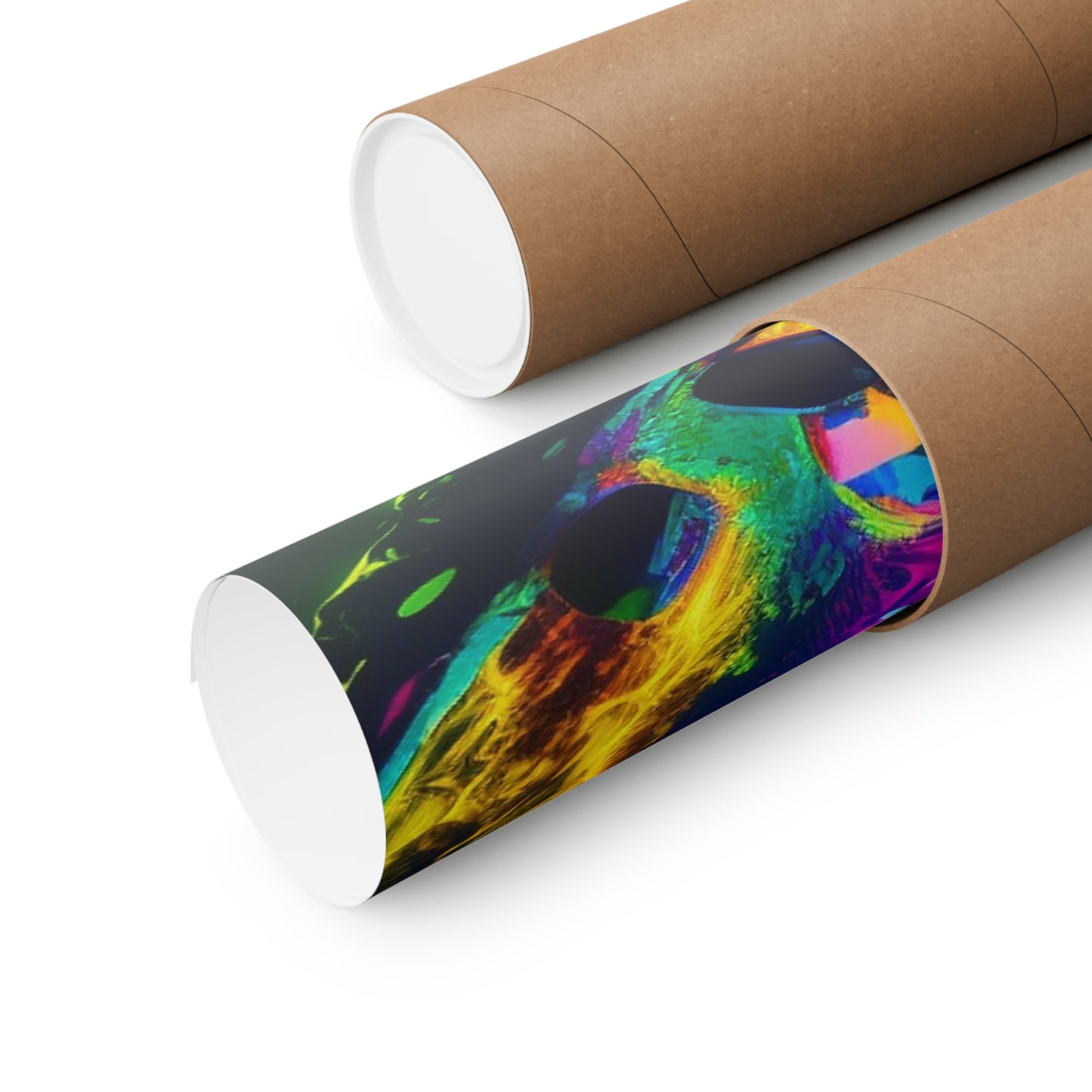 Premium Matte Vertical Posters Florescent Glow 4