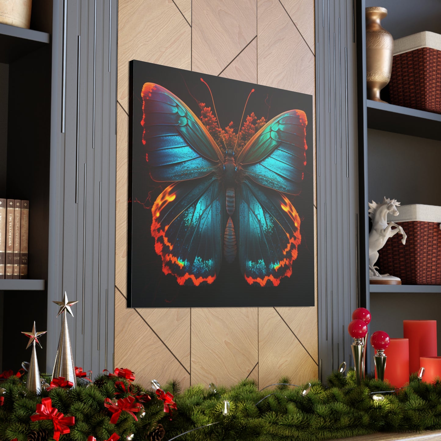 Canvas Gallery Wraps Neon Butterfly Flair 3