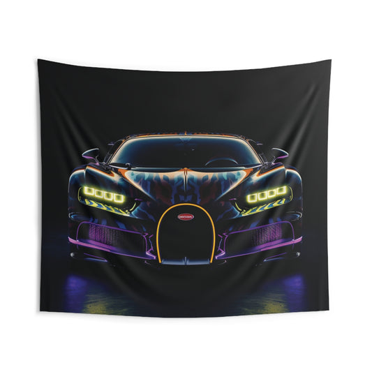 Indoor Wall Tapestries Hyper Bugatti Chiron 3