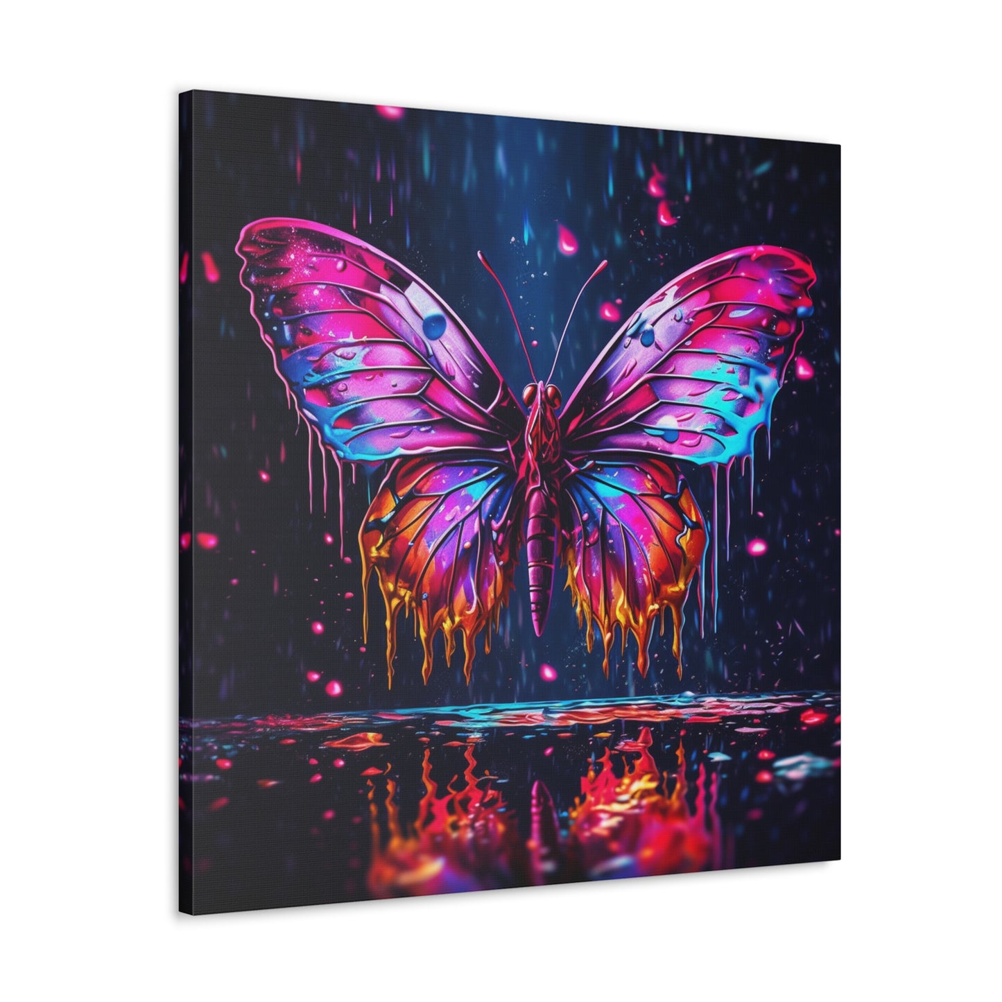 Canvas Gallery Wraps Pink Butterfly Flair 2