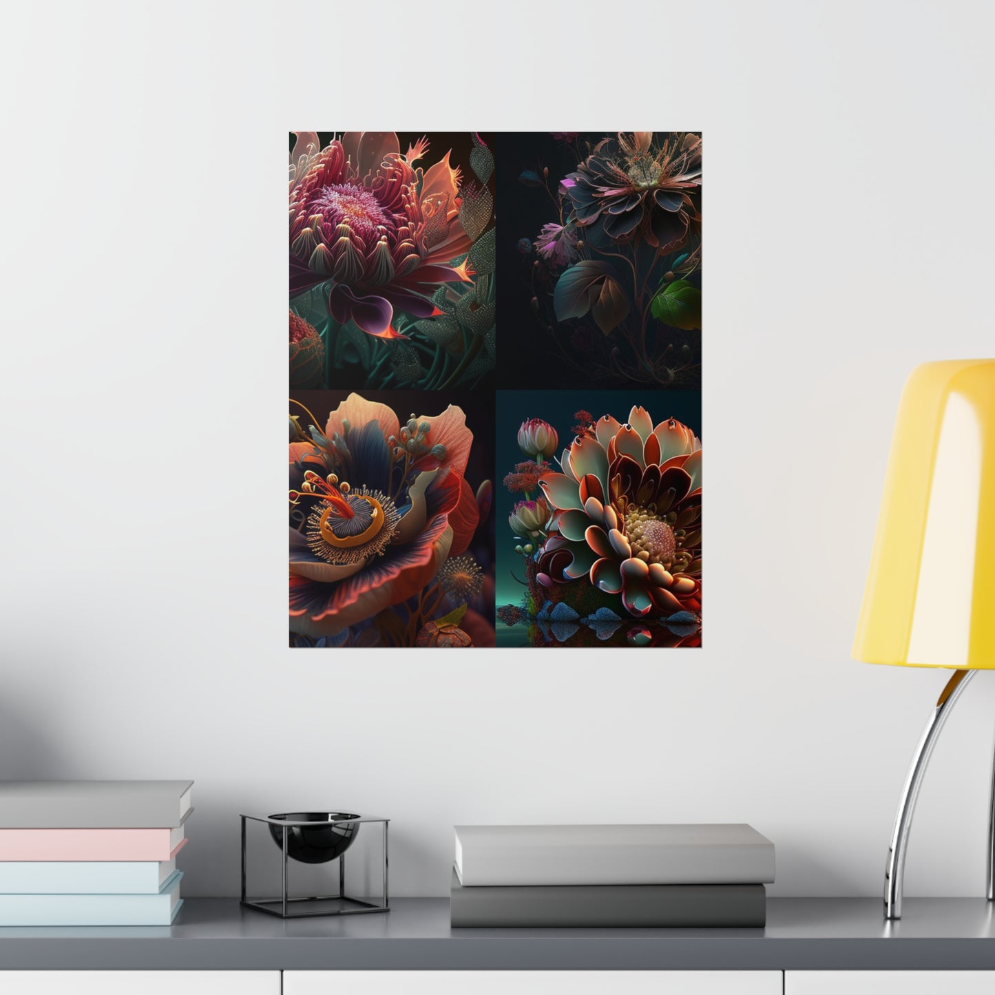 Premium Matte Vertical Posters Flower Arangment 5