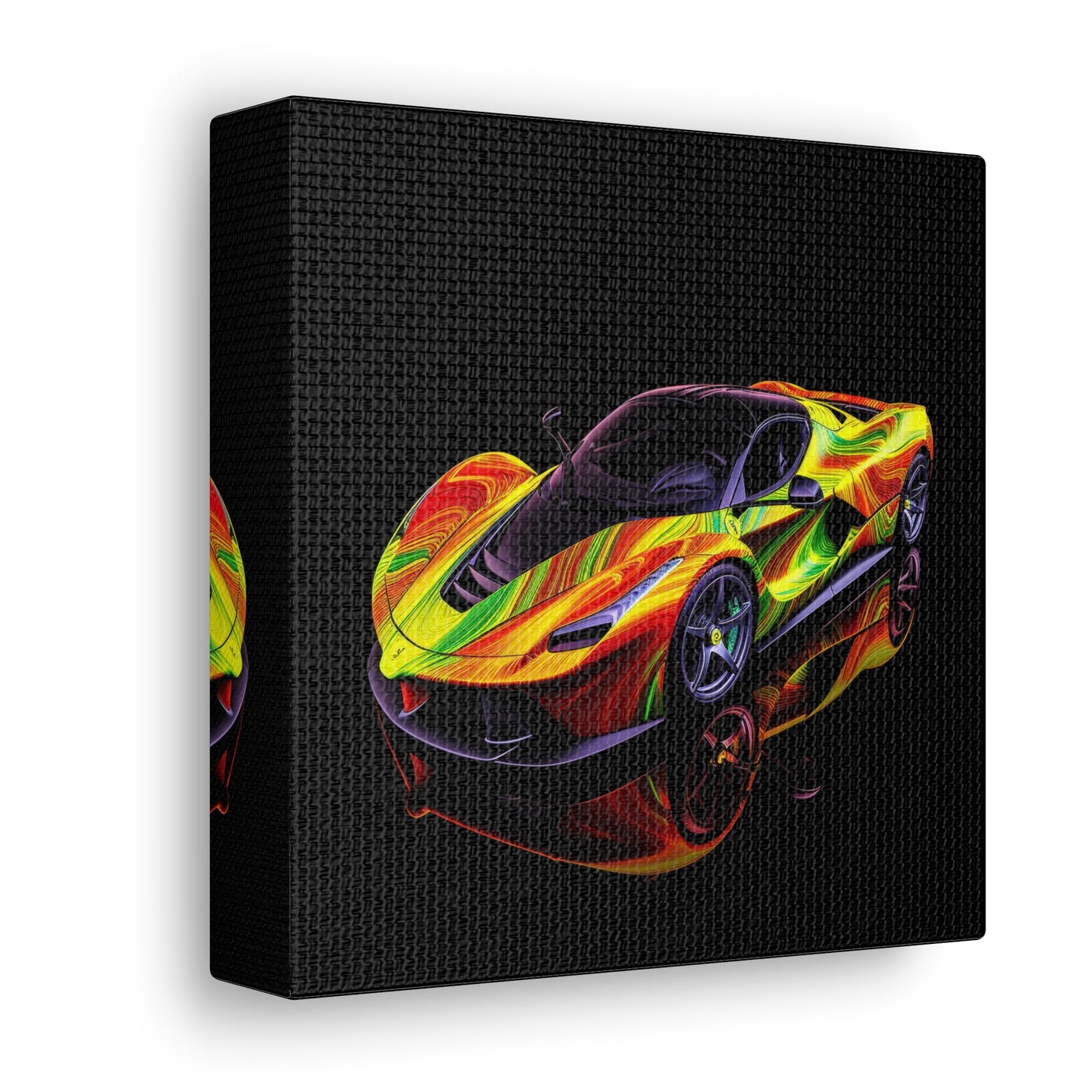 Canvas Gallery Wraps Ferrari Neon 4