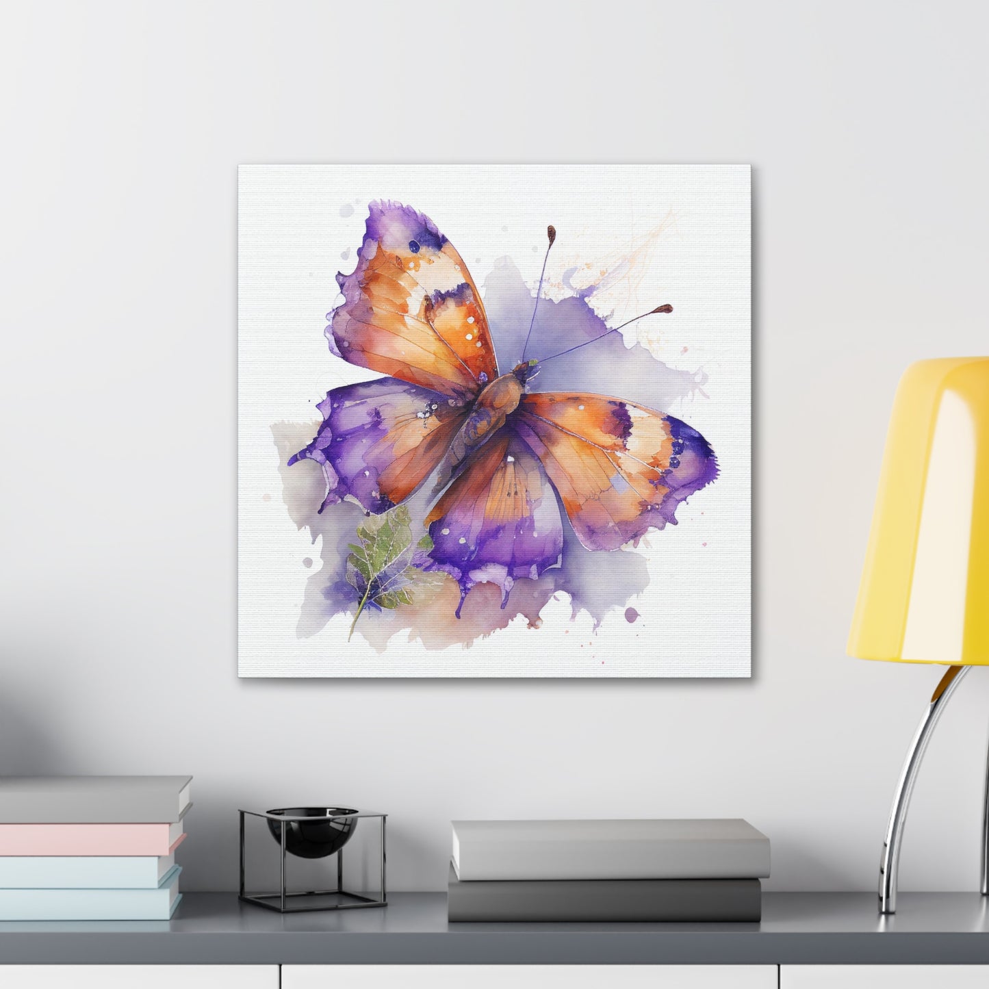 Canvas Gallery Wraps MerlinRose Watercolor Butterfly 2