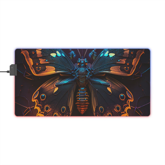 LED Gaming Mouse Pad Neon Hue Butterfly 2