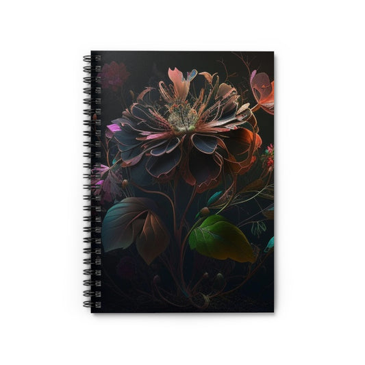 Spiral Notebook - Ruled Line Flower Arangment 2