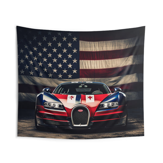 Indoor Wall Tapestries Bugatti American Flag 3