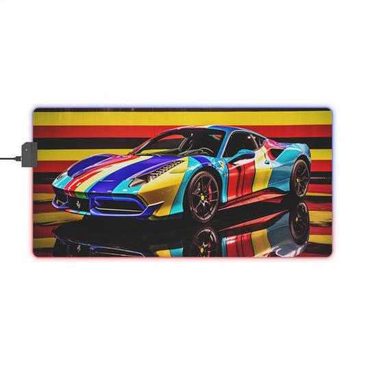 LED Gaming Mouse Pad Hyper Colorfull Ferrari 2