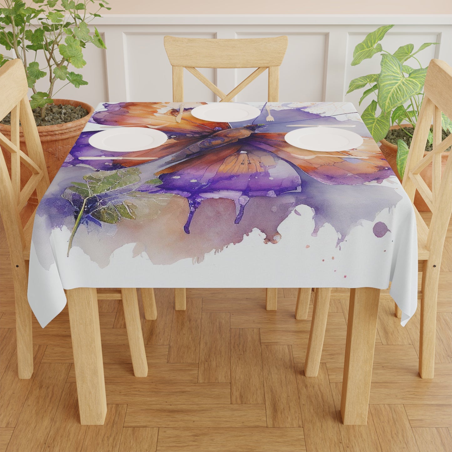 Tablecloth MerlinRose Watercolor Butterfly 2