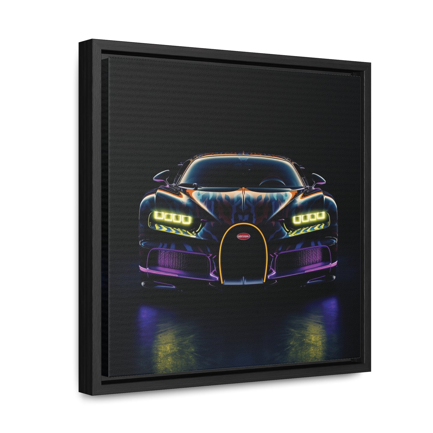 Gallery Canvas Wraps, Square Frame Hyper Bugatti Chiron 3