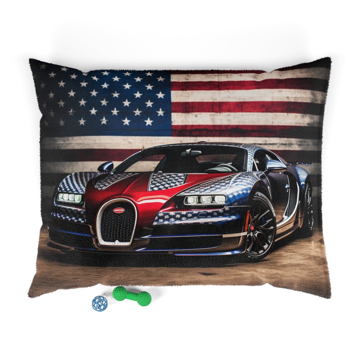 Pet Bed Bugatti American Flag 1