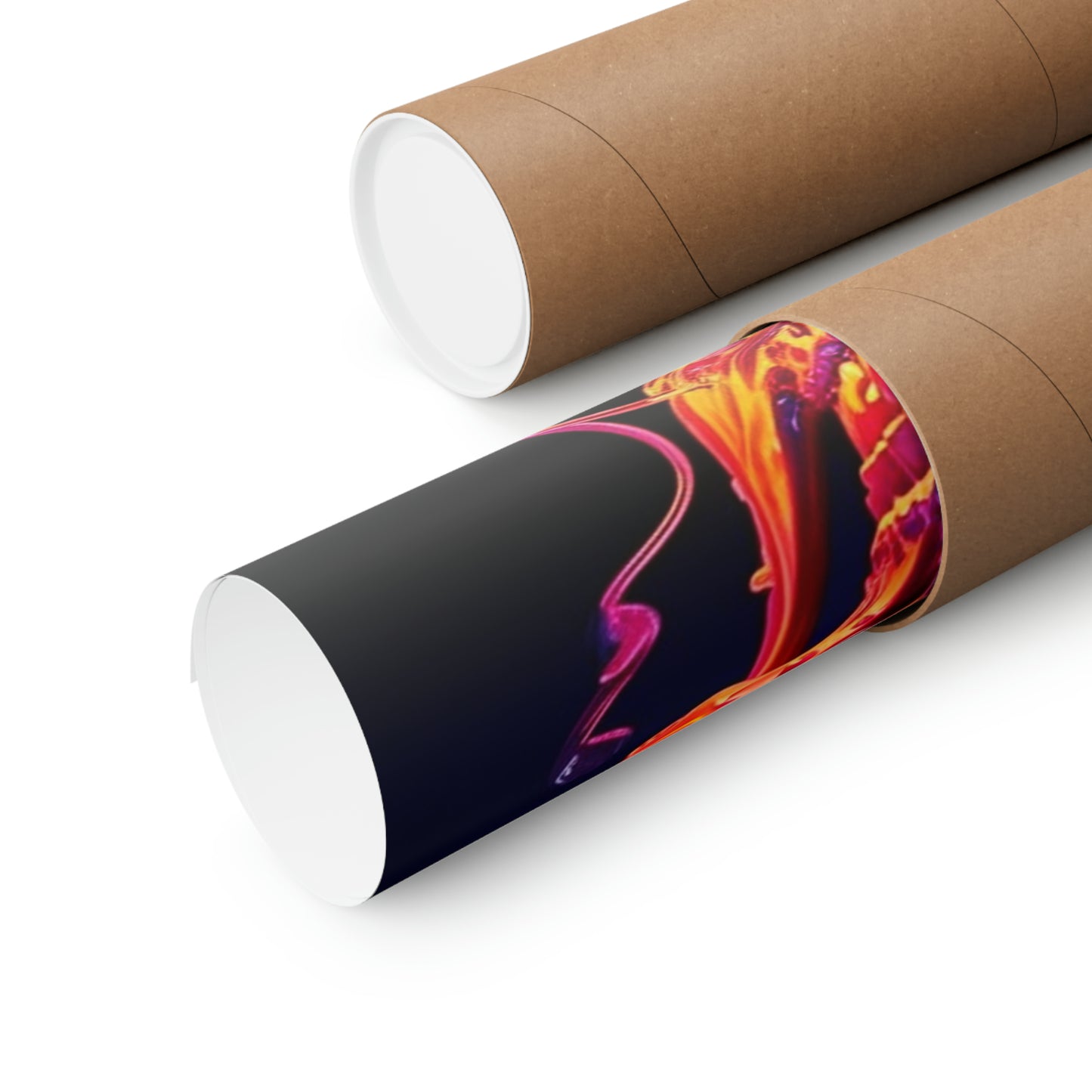 Premium Matte Vertical Posters Macro Skull Color 3