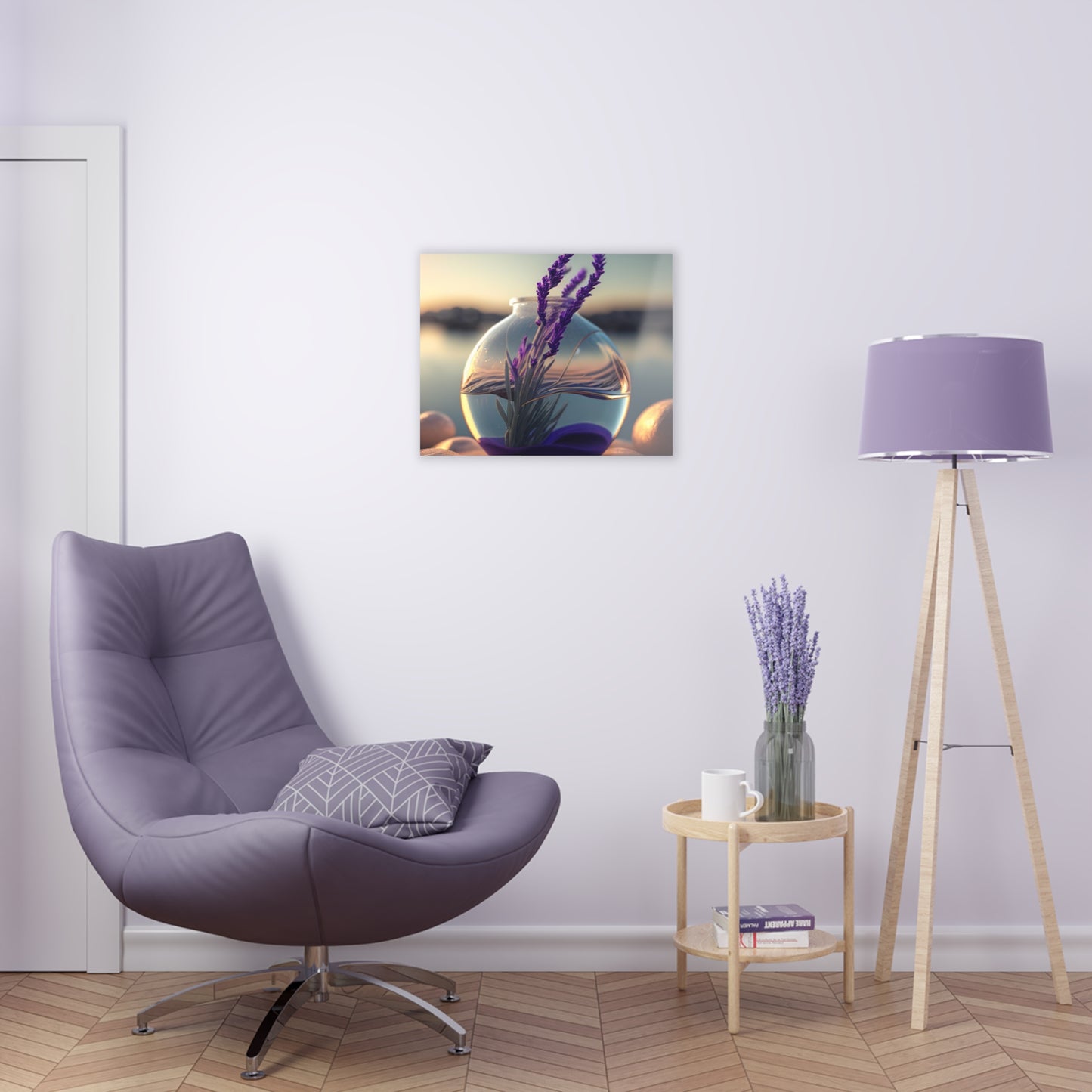 Acrylic Prints Lavender in a vase 3