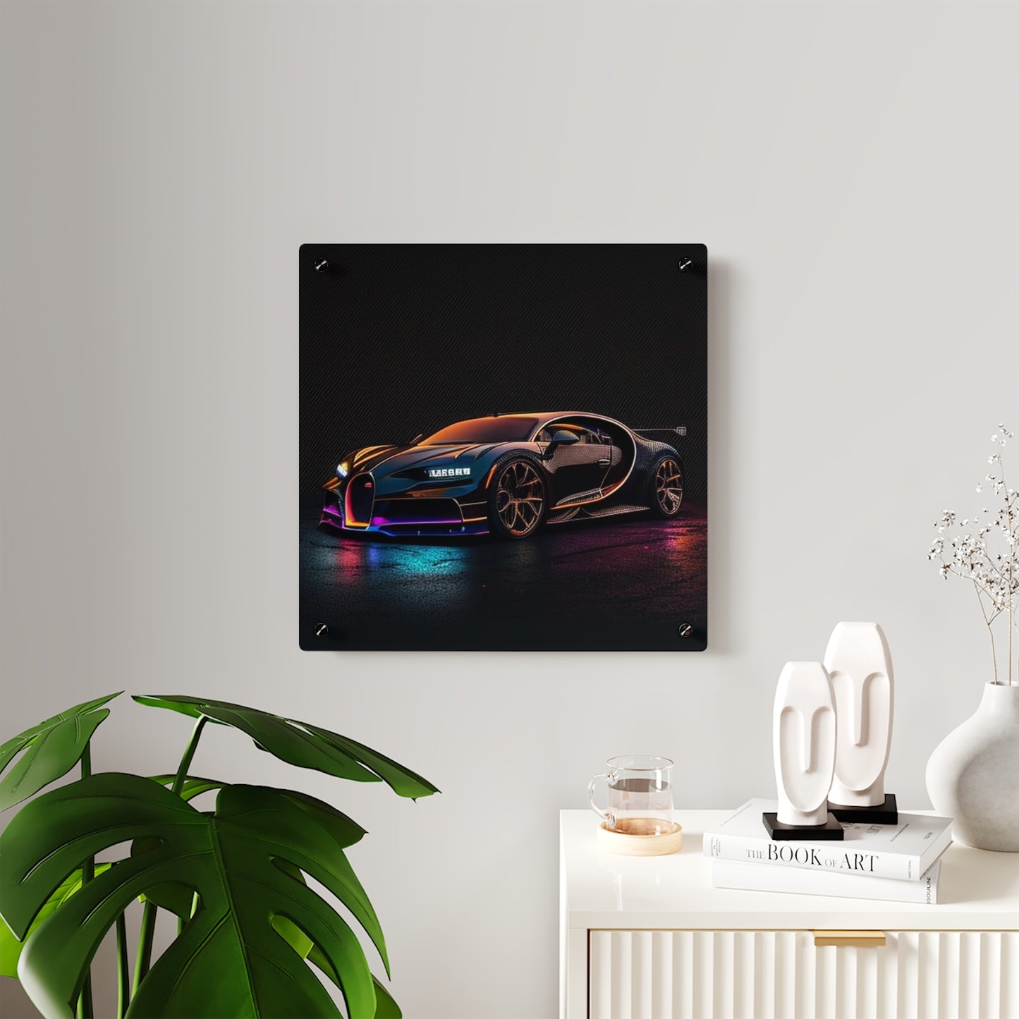 Acrylic Wall Art Panels Bugatti Chiron Super 4