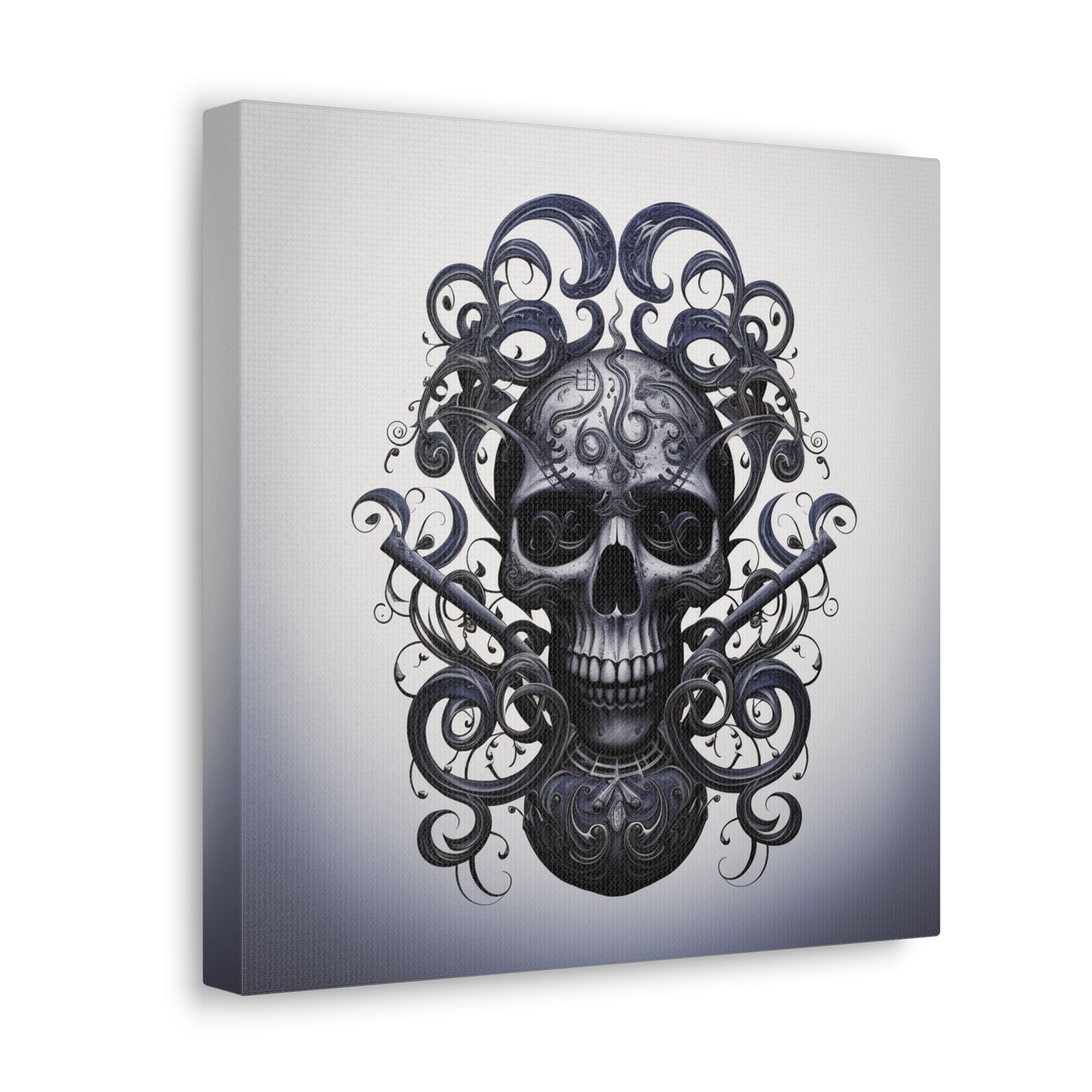 Canvas Gallery Wraps Skull Treble Clef 1