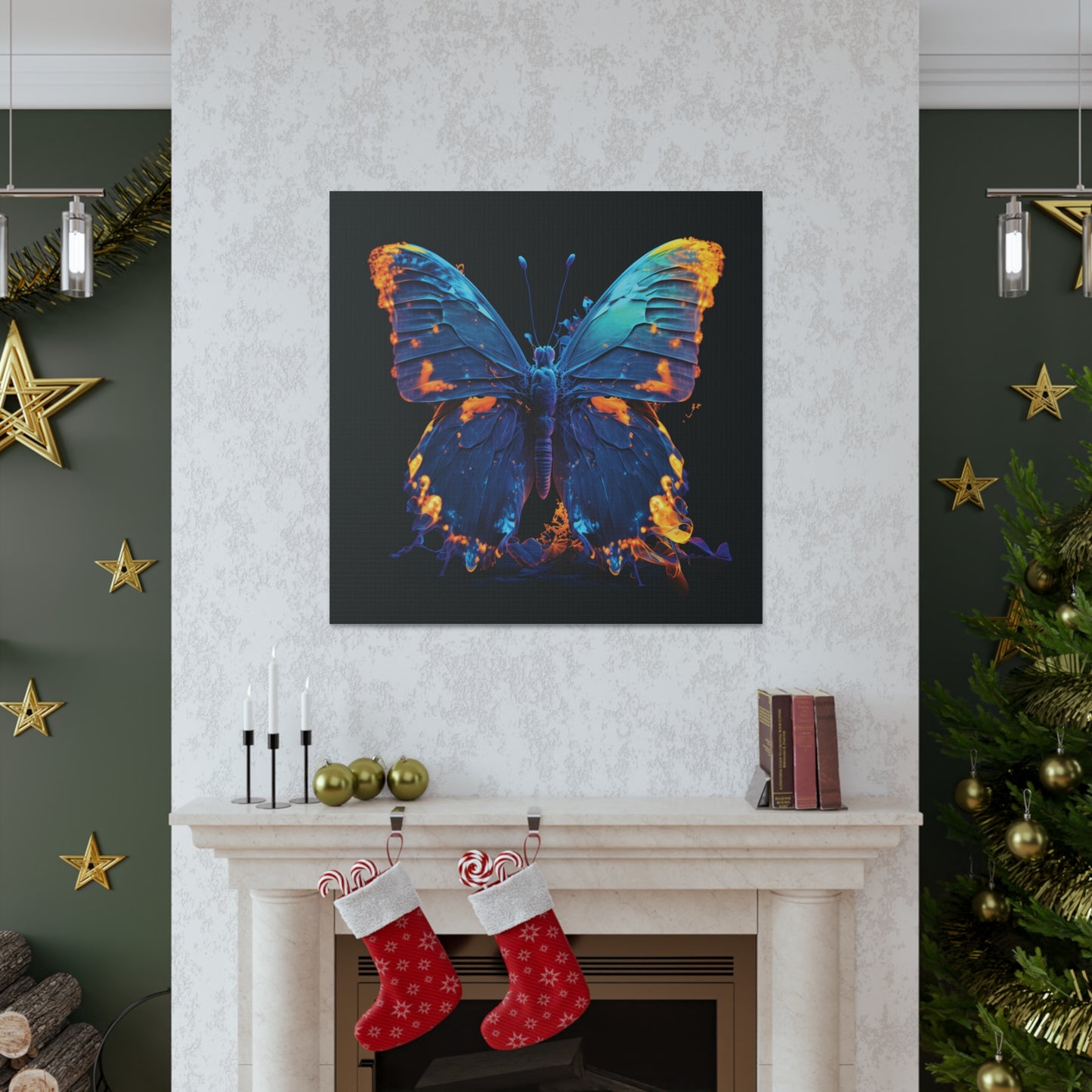 Canvas Gallery Wraps Thermal Butterfly 3