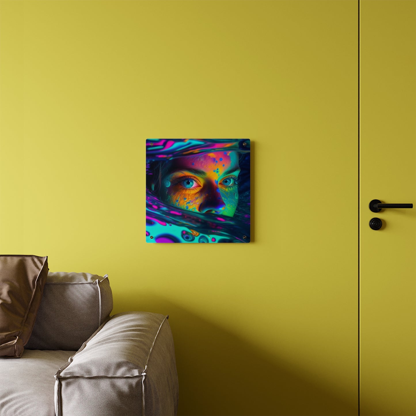 Acrylic Wall Art Panels Florescent Glow 3