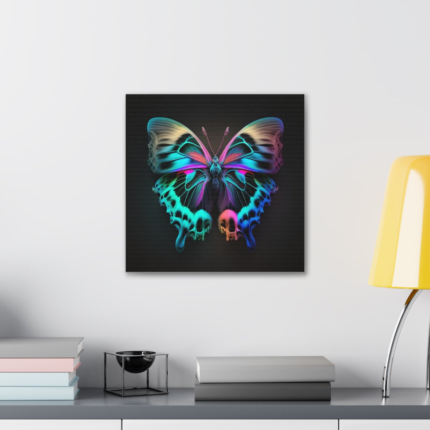 Canvas Gallery Wraps Neon Butterfly Fusion 2